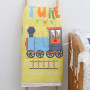 Train Double Side Quilted Blanket (40x50)"