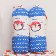 2 Bolster Covers (15x5)" - Sailor Penguin