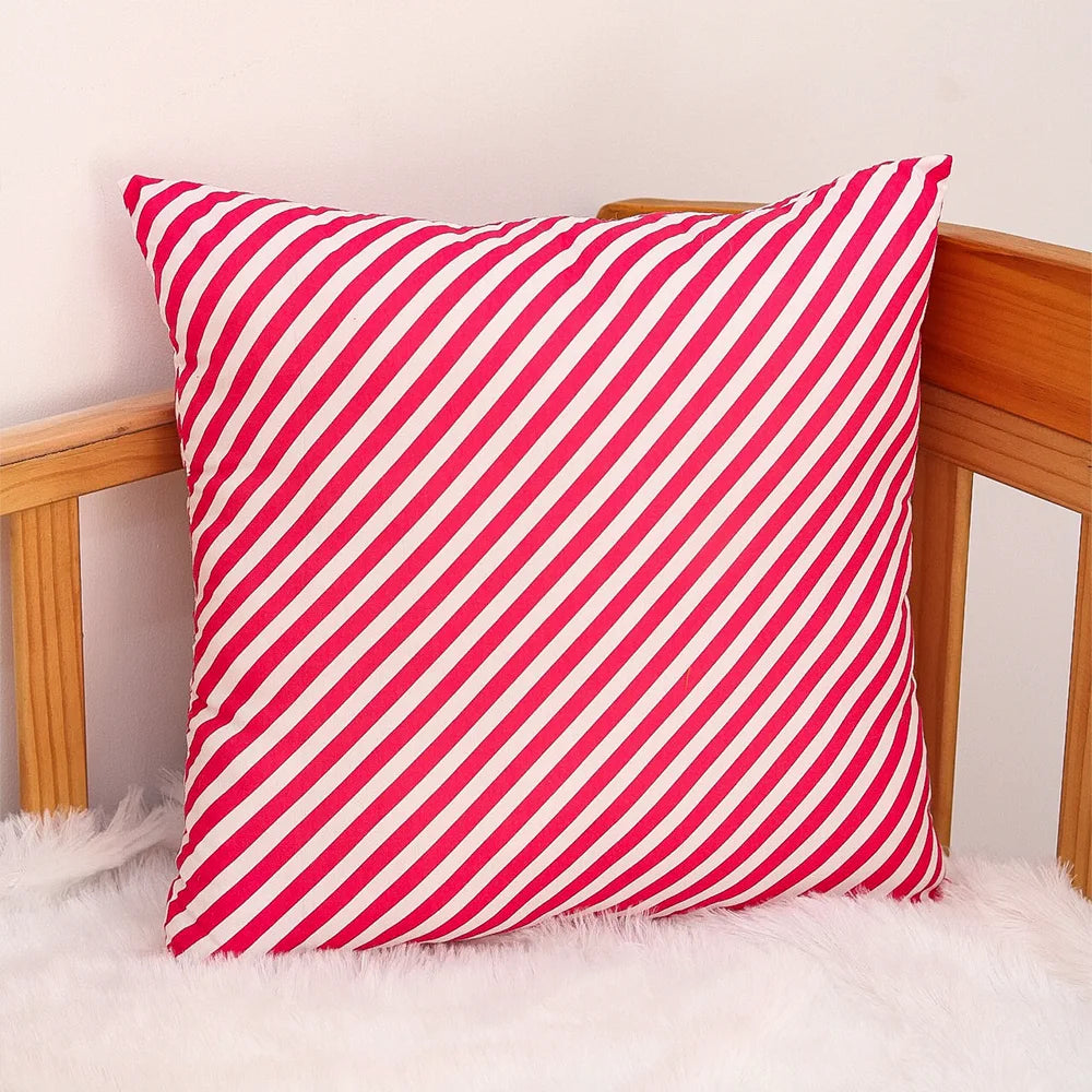 Cushion (14x14)" - Candy Cane