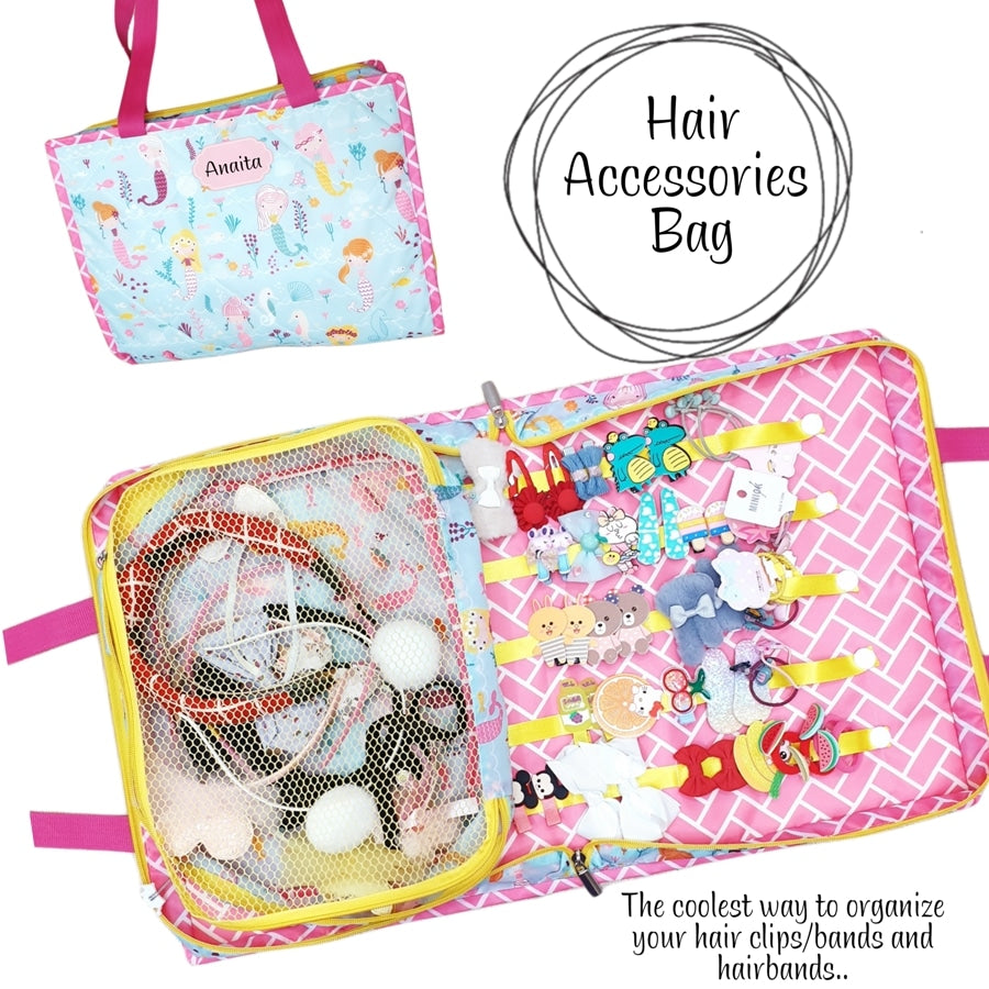 Princess Hair Clips Bag - Interior View