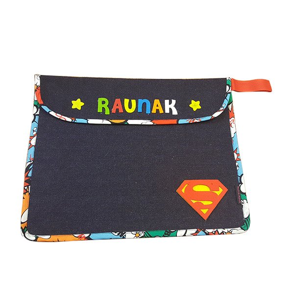 Superman Denim Envelope Folder