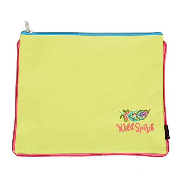 Feather Zipper Folder