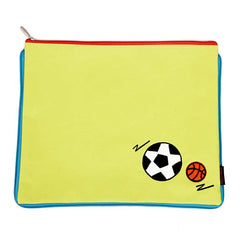 Football Zipper Folder