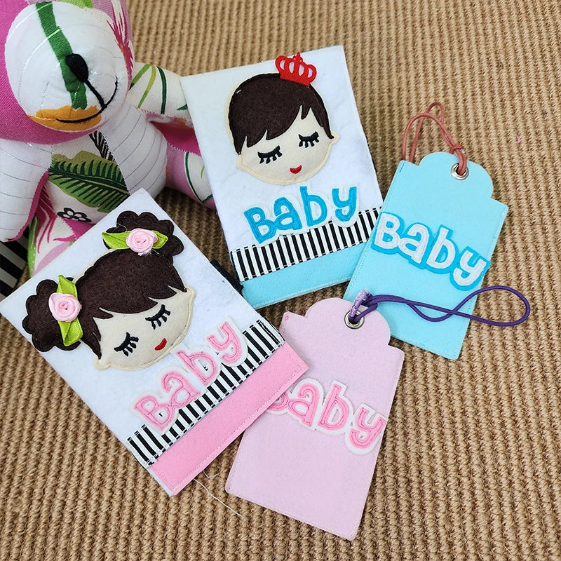 Baby Felt Passport Cover & luggage Tag