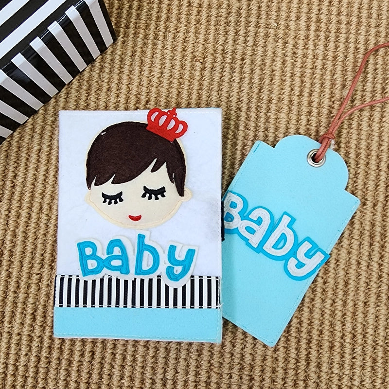 Baby Felt Passport Cover & luggage Tag