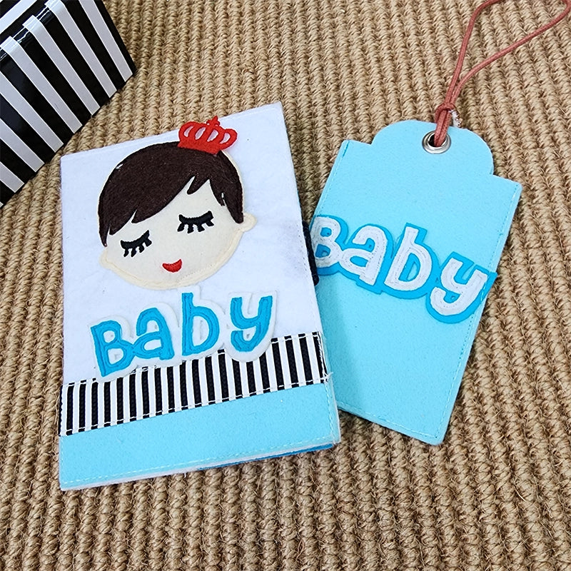 Baby Felt Passport Cover & luggage Tag