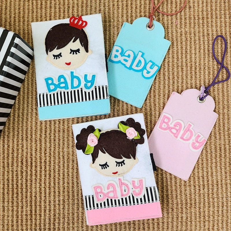 Baby Felt Passport Cover & luggage Tag