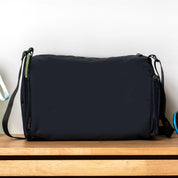 Black Sports Duffle Bag - Back View 2