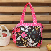 Black Tulips Insulated Tiffin Bag