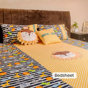 Black White Animals Kids Bedding Items