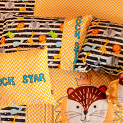Black White Animals Kids Bedding Items