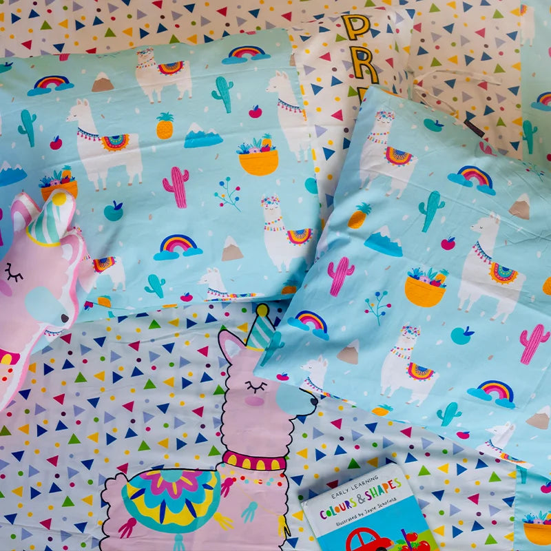 Blue Llama Kids Bedding Items