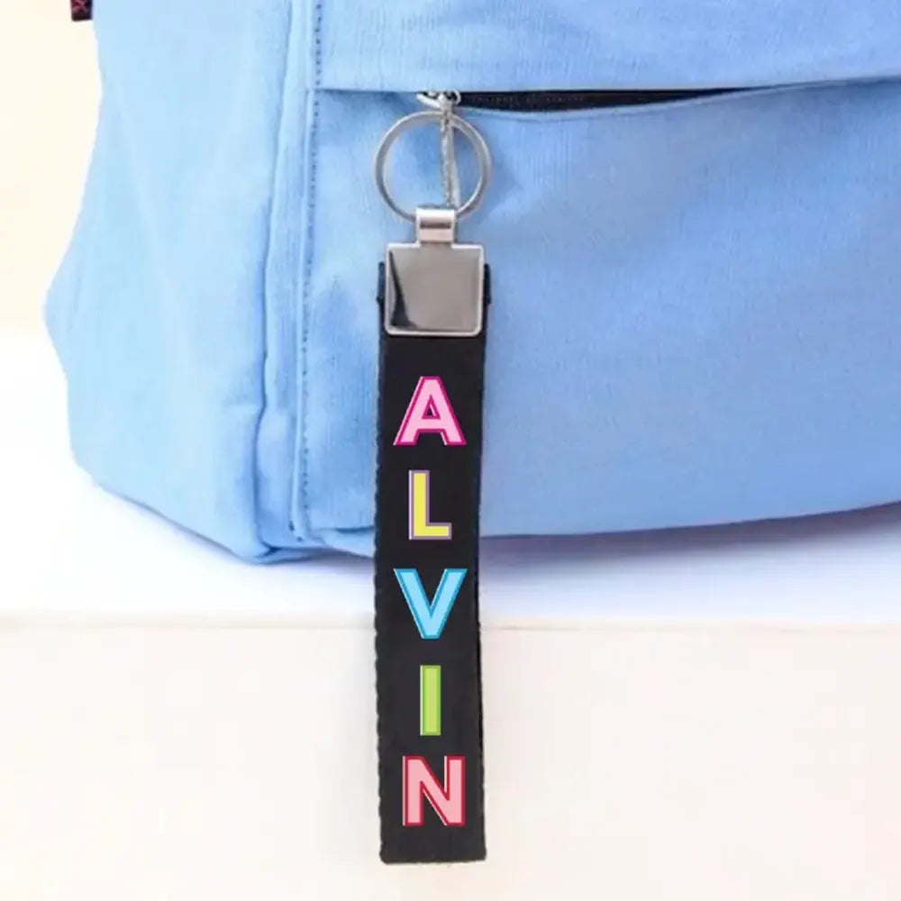 Football Black Ribbon Keychain