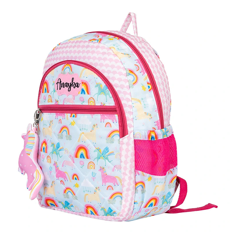 Blue Unicorn School Bag - Site View