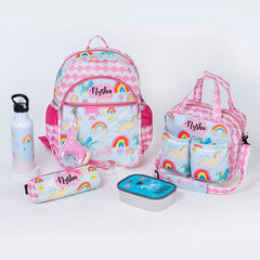 Blue Unicorn School Bag