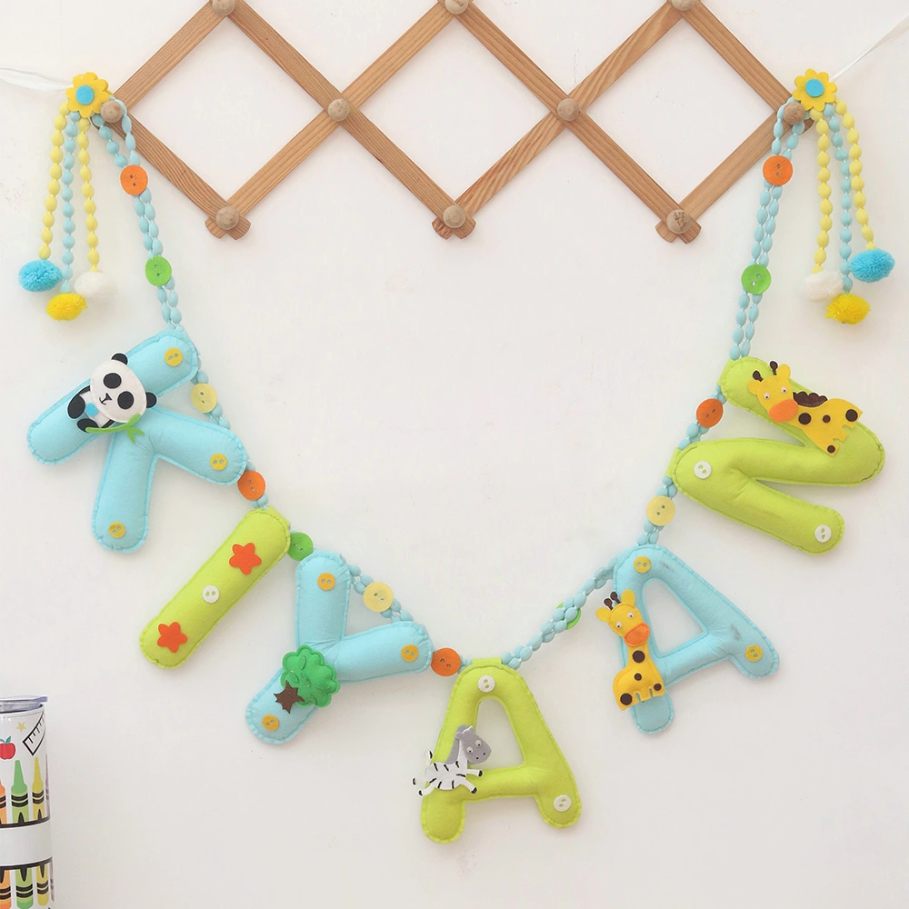Blue Hue Name Bunting