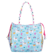 Blue Llama Tote Bag