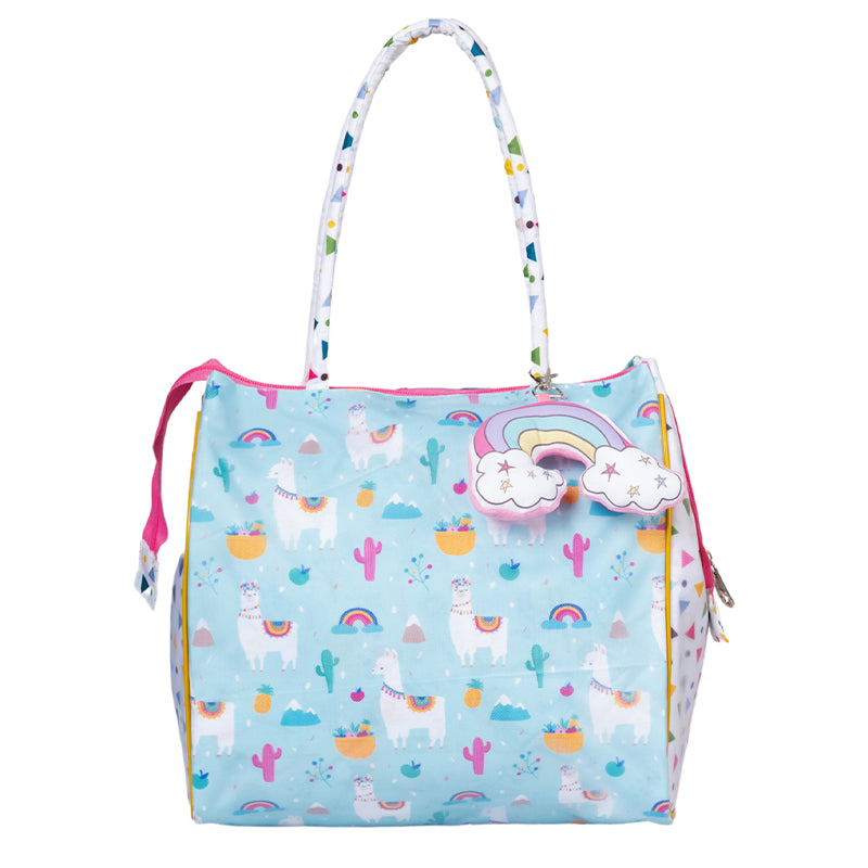 Buy Blue Llama Tote Bag Online In India Rosada Baby
