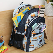 Blue Truck School Bag