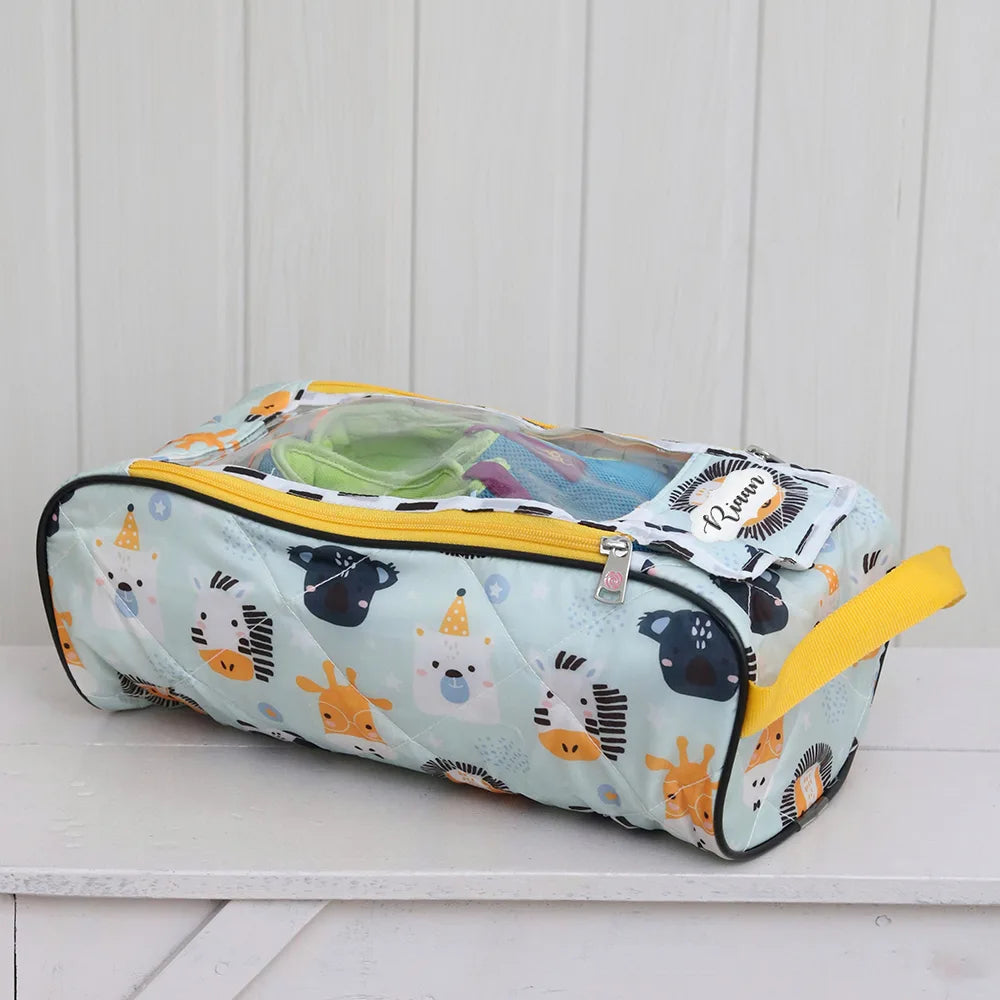 Shoe Bag - Blue Lion