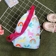Blue Unicorn Front Sling Bag