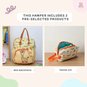 Box Backpack Travel Duo