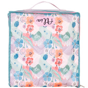 Box Pouch [8x8]" - Pink Flower