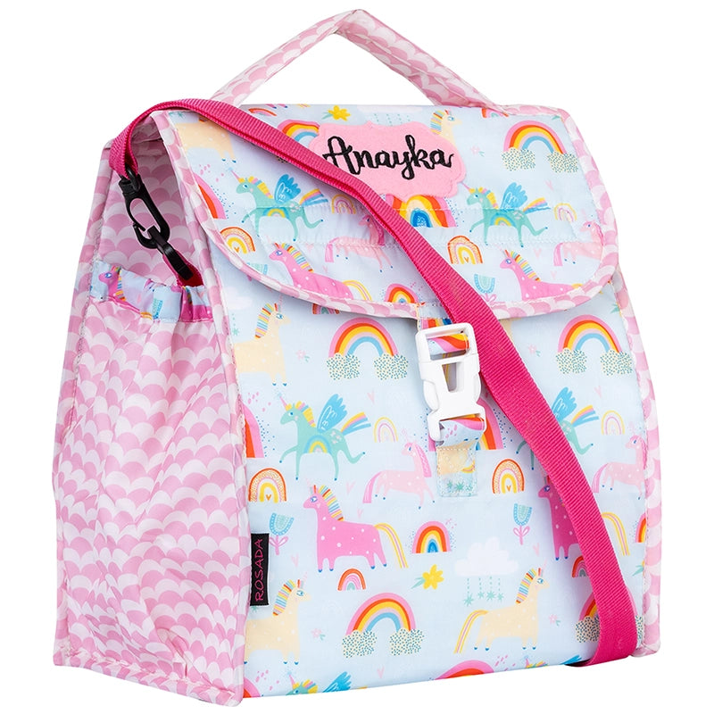 Blue Unicorn Insulated Lunch Bag