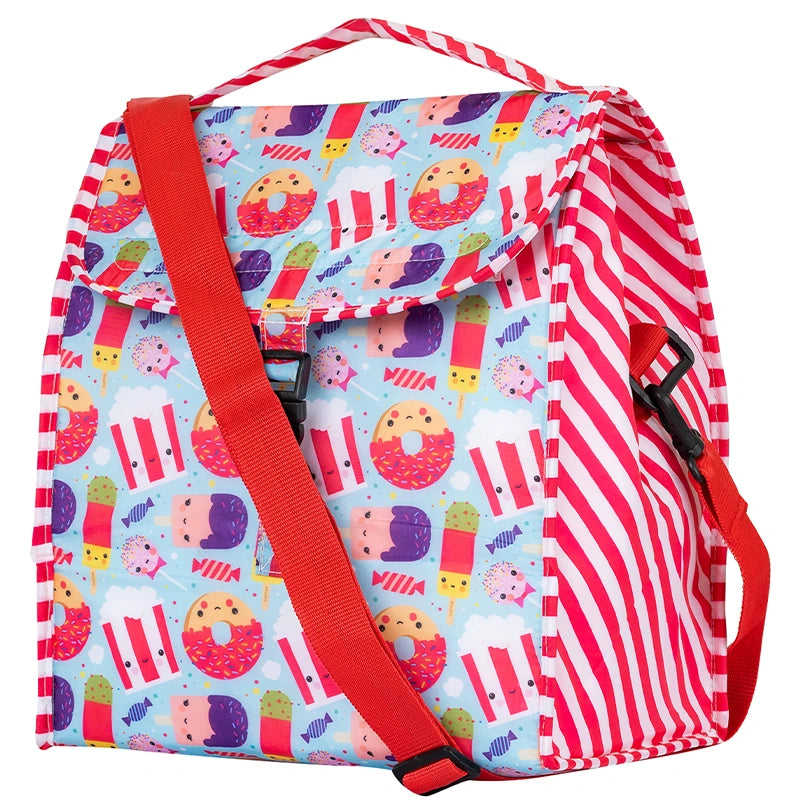 Candy Cane Insulated Lunch Bag - Site View 3