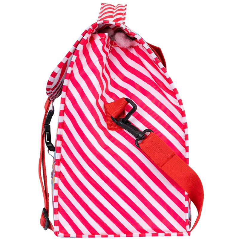 Candy Cane Insulated Lunch Bag - Site View 4