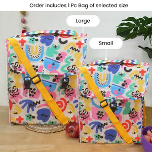 Abstract Insulated Lunch Bag