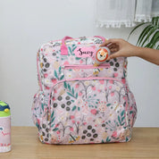 Lilac Garden Diaper Backpack