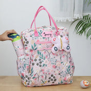 Lilac Garden Diaper Backpack