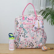 Lilac Garden Diaper Backpack