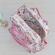 Lilac Garden Diaper Backpack