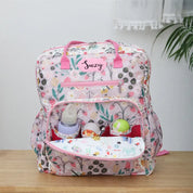 Lilac Garden Diaper Backpack