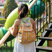 Yellow Jungle Tales Rucksack Bag