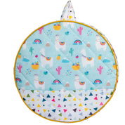 Blue Llama Toddler Bag - Front View