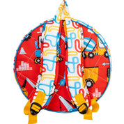 Red Truck Toddler Bag - Back View