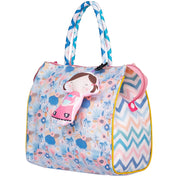 Blue Floral Tote Bag