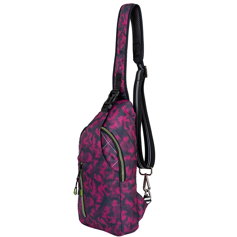 Pink Camo Cross-Body Bag