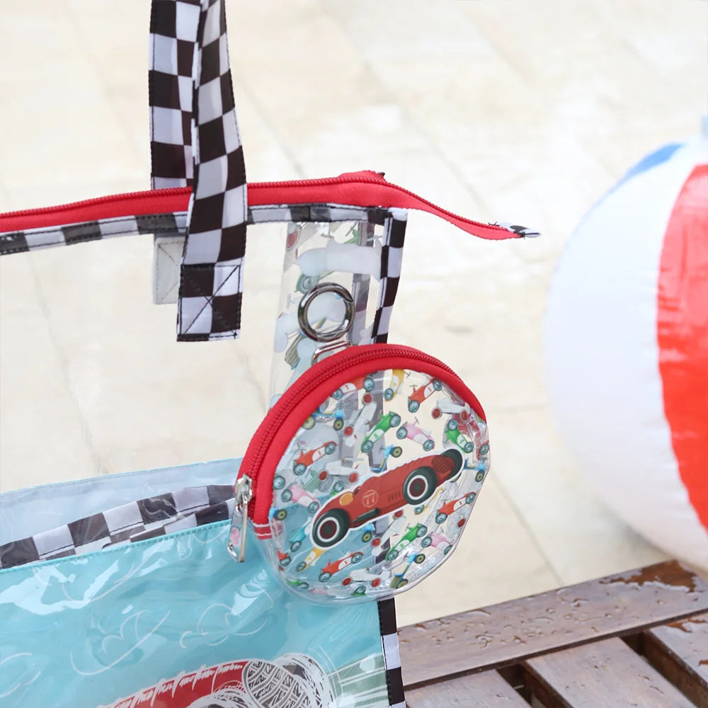 Retro Racer Long Swimming Bag