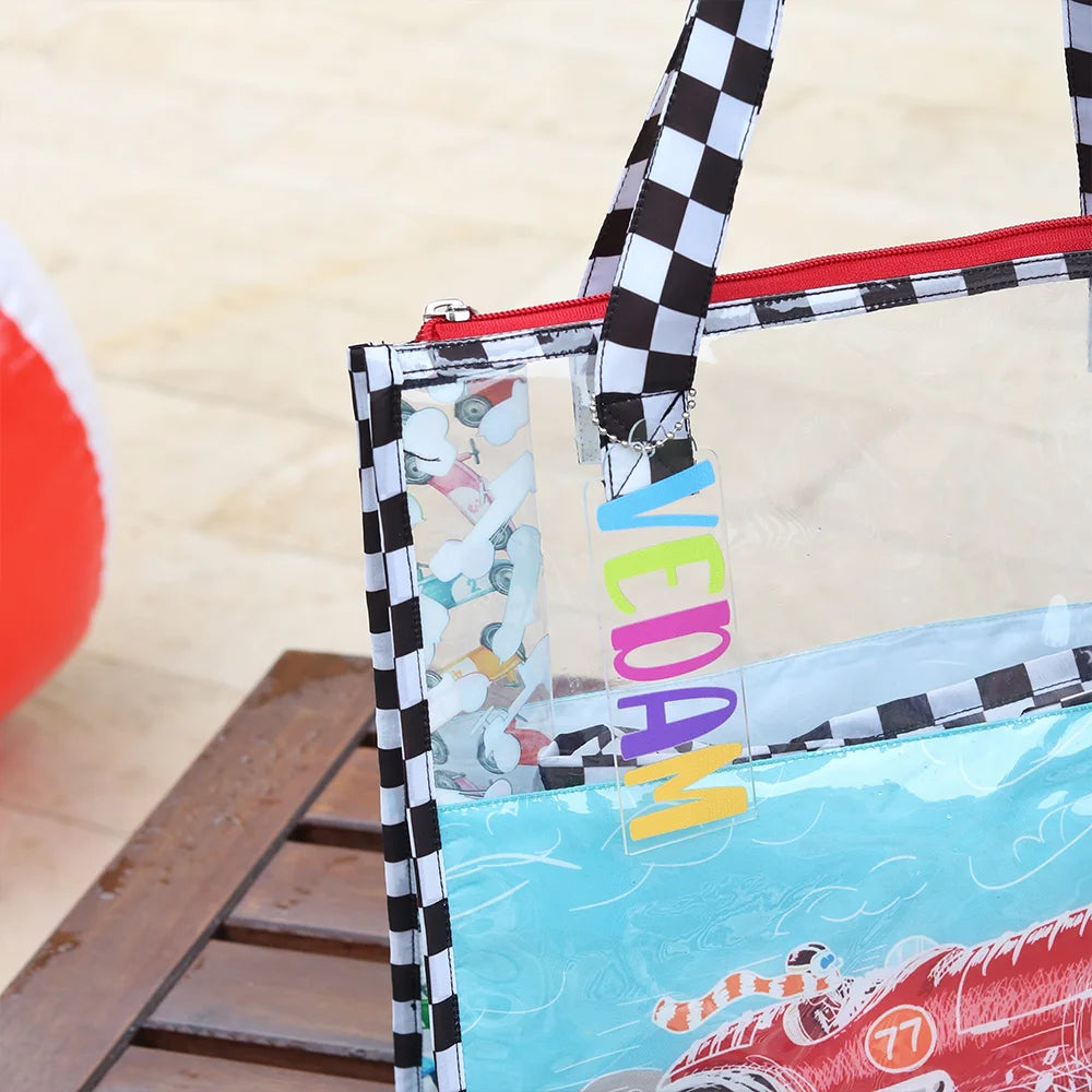 Retro Racer Long Swimming Bag