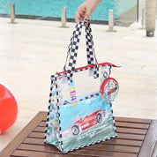 Retro Racer Long Swimming Bag