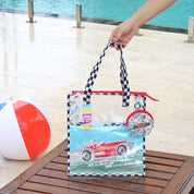 Retro Racer Long Swimming Bag