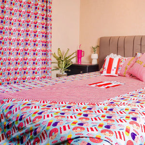 Candy Cane Double Bedsheet (90x108)