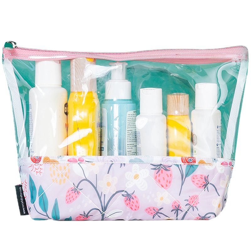 Clear Zip Kit - Lilac Garden