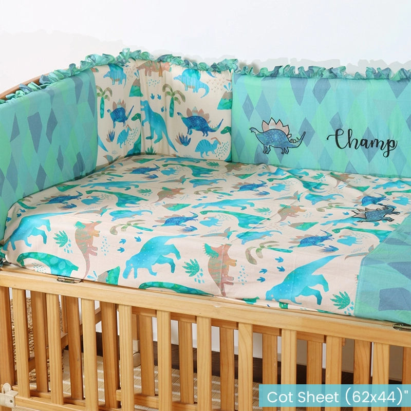 Dinosaur bumper pads online