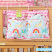Blue Unicorn Baby Bedding Items