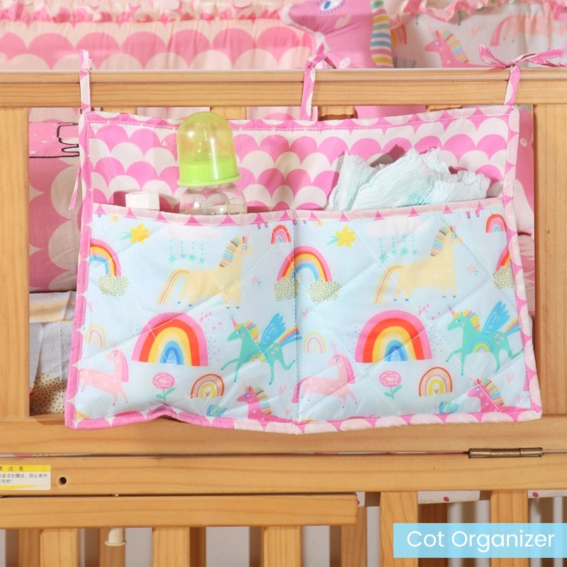 Blue Unicorn Baby Bedding Items